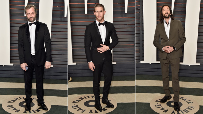 Illustration for article titled Metallic Gowns, Tons of Black and Icy Stares at Vanity Fair's Annual Oscars Afterparty